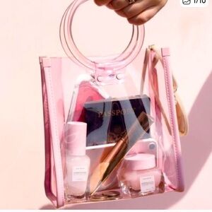 Pink Transparent Purse
